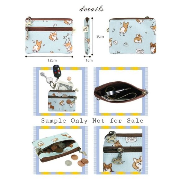 Waterproof Dog Coin Purse Keychain Pouch Holder - Picture 2 of 7